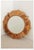 African Anthropologie Lotus Wood Mirror For Sale - Image 3 of 6