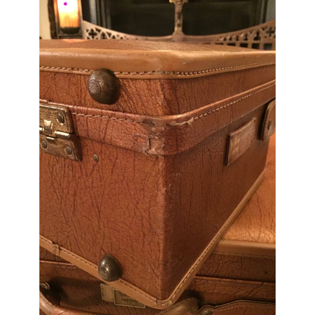 Vintage Leather Hartmann Luggage a Pair Chairish