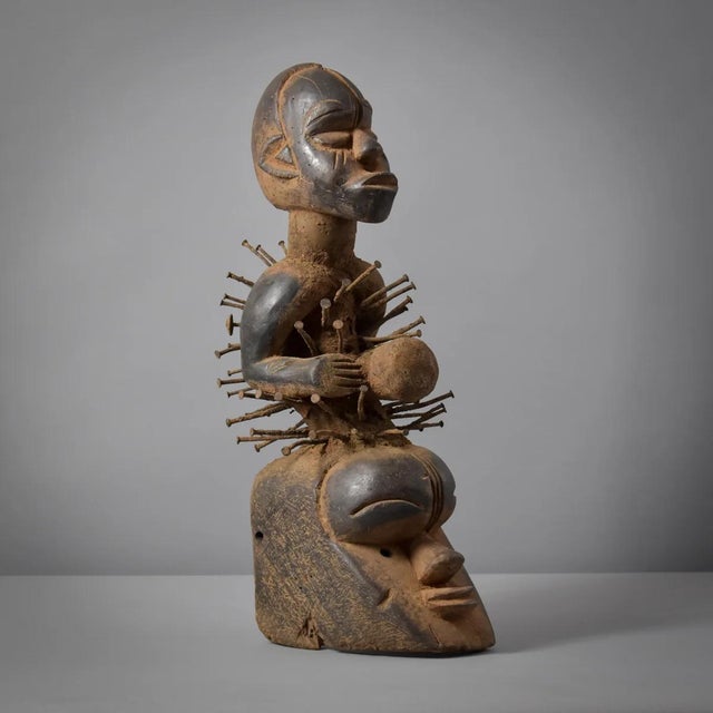 Early 20th Century Ejagham Eket Power Fetish Headdress Nigeria For Sale - Image 11 of 11