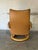 Ekornes Stressless Tan Leather Lounge Chair With Ottoman Mid-Century Modern 1980s For Sale - Image 13 of 13