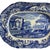 15th Century & Earlier Vintage Authentic Spode Blue Italian 14" Large Serving Platter Scalloped For Sale - Image 5 of 9