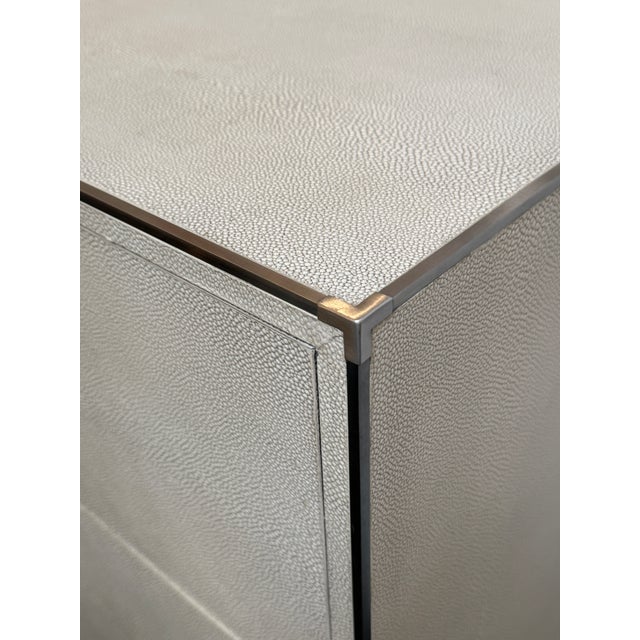 Restoration Hardware Baby & Child Clio Shagreen Dresser, Large For Sale - Image 10 of 12
