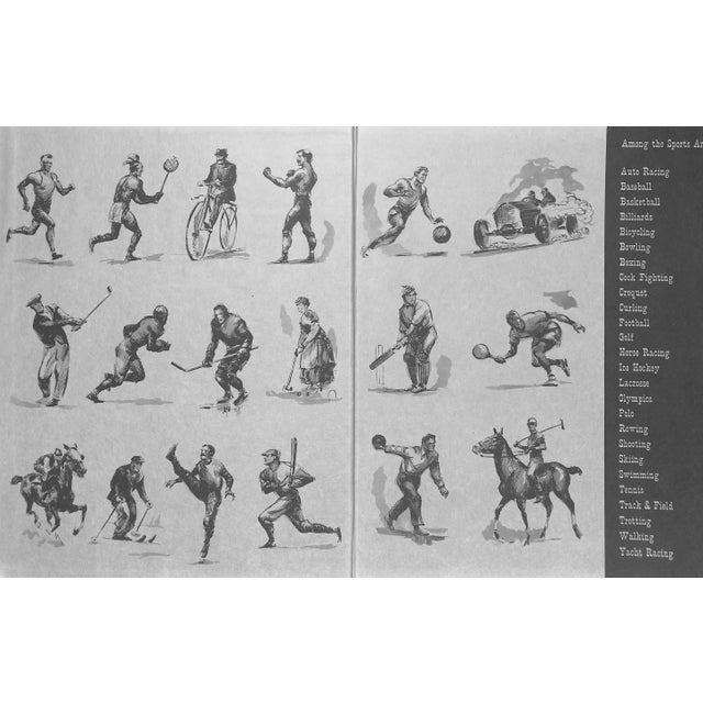 Traditional "Pictorial History of American Sports: From Colonial Times to the Present" 1952 Durant, John and Bettmann, Otto For Sale - Image 3 of 10