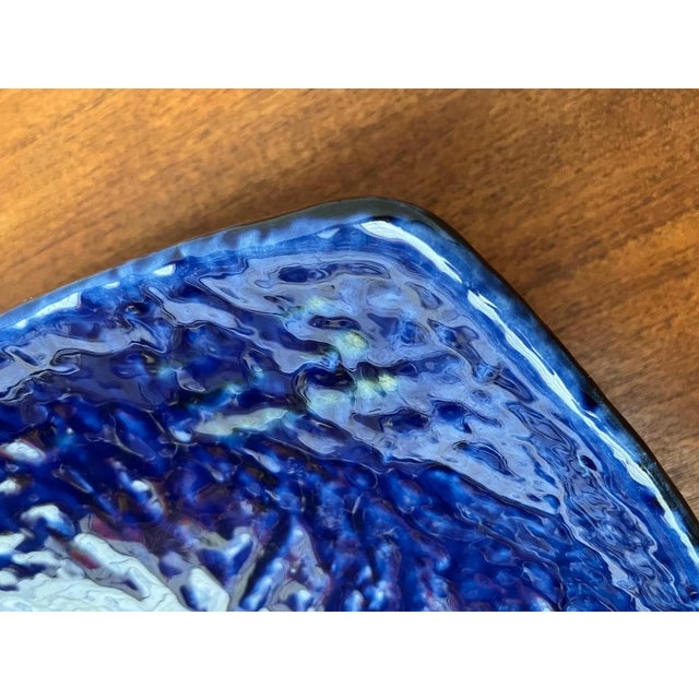 Mid-Century Brutalist Fat Lava Pottery Bowl, 1960s For Sale - Image 10 of 18