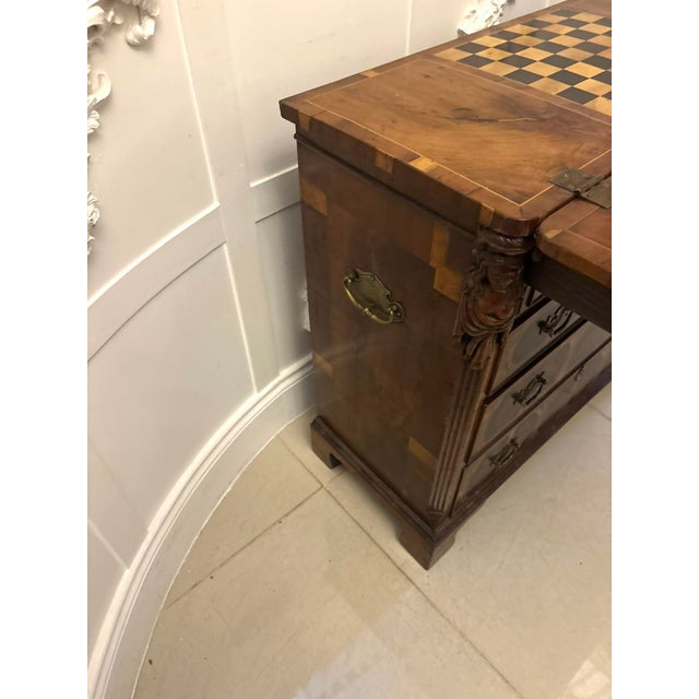 Antique George I Yew Wood and Laburnum Oyster Veneered Bachelors Chest, 1730 For Sale - Image 15 of 18