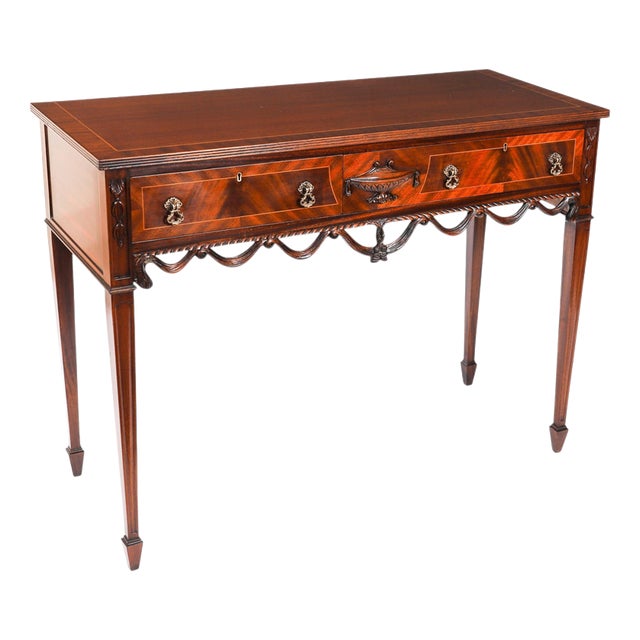 Vintage Cutlery Console Table from Maple & Co., Late 20th Century For Sale