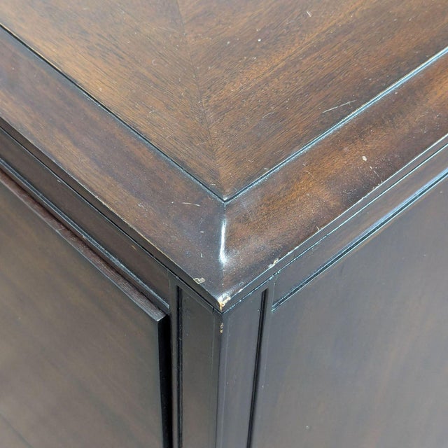 Restoration Hardware Atwood Three Drawer Closed Nightstand For Sale - Image 11 of 13