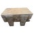 An impressive ten inch thick log floats 5.5” off the floor on minimalist cut out legs. We added a cerused finish revealing...