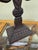 1980s 1980s Cast Iron Fleur De Lis Statue Decor For Sale - Image 5 of 5