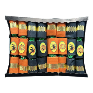 Vintage Celebration Party Crackers Halloween Crepe Paper Party Favors Set of 8