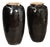 Tall Vintage Black Earthenware Jar, 1920s For Sale
