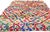 Tribal Vintage Azilal Boucherouite Moroccan Rug, 04'08 X 09'01 For Sale - Image 3 of 10