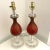 Mid 20th Century Red Italian Murano Glass Table Lamps - Set of 2 For Sale - Image 11 of 11