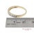 14k 585 Solid Yellow Gold Natural Diamond Band Ring, Size 8.75 For Sale - Image 10 of 11