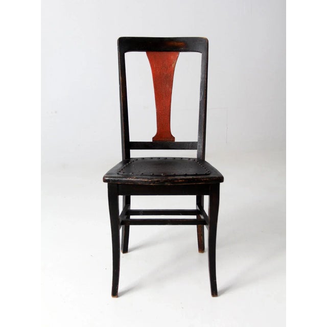 Antique Arts& Crafts Accent Chair For Sale - Image 4 of 10