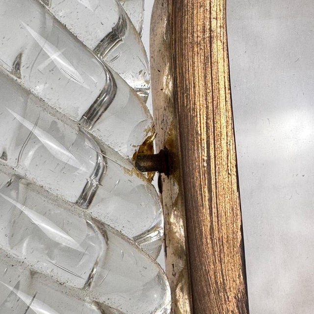 Murano Glass and Brass Photo Frame by Ercole Barovier for Barovier & Toso, 1940s For Sale - Image 10 of 18