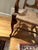 French Country Style Walnut Armchairs With Rush Seats For Sale - Image 4 of 4