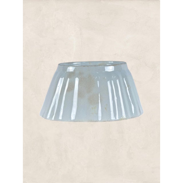 Ceramic Antique English Jelly Mould For Sale - Image 7 of 8