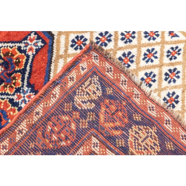 Antique Persian Qashqai Rug 3'4'' x 5'3'' For Sale - Image 4 of 12