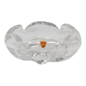 Vicke Lindstrand Orrefors Sweden Crystal Stella Polaris Ashtray