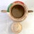 Vintage Wabi Sabi Japanese Pottery Creamer and Covered Sugar For Sale - Image 4 of 6