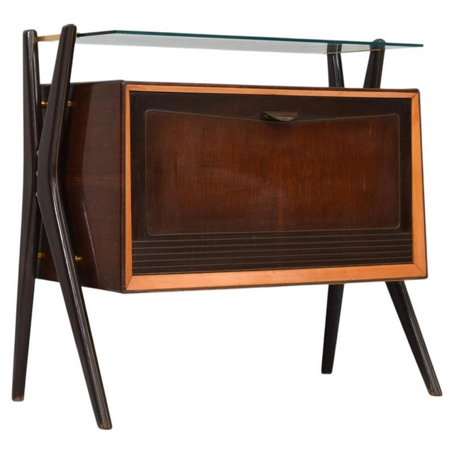 Dry Bar Cabinet attributed to Vittorio Dassi, Italy, 1950s For Sale - Image 17 of 17