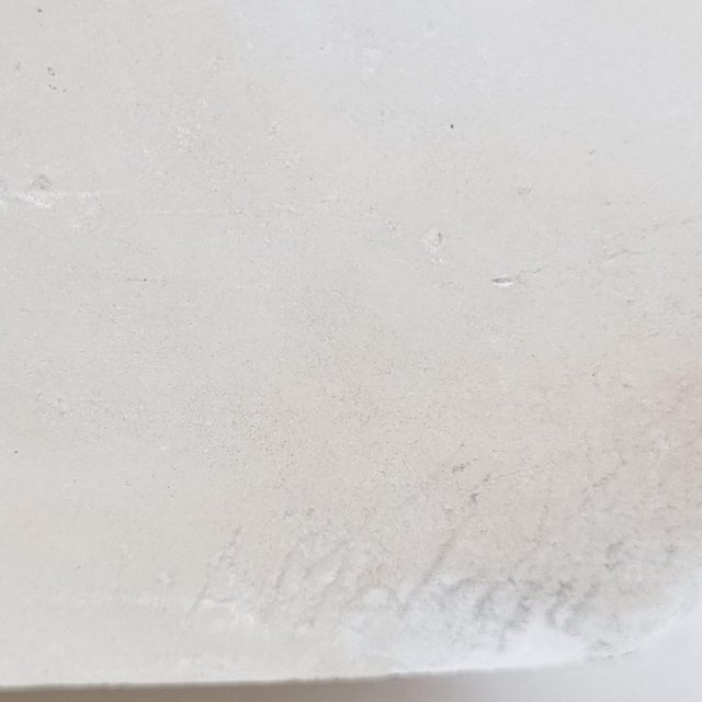 White Alabaster Bust of Goethe in the style of Rauch For Sale - Image 8 of 15