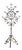 Wrought Iron 7-Flame Torchlight For Sale