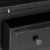 Modern Seven Drawer Fold Down Desk in Distressed Black For Sale - Image 3 of 5