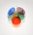 Metal Vintage Disc Sconces in Multi-Color Murano Glass, 1970s, Set of 4 For Sale - Image 7 of 15
