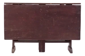 Antique Swedish Drop Leaf Console Table, 1890s