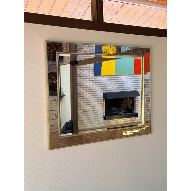 Antique Faceted Mirror For Sale - Image 13 of 15