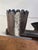 Mid-Century Mexican Tin Candelabra With Sunburst Mirror & Embossed Details For Sale In Denver - Image 6 of 12