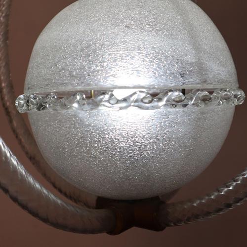 Murano Glass Chandelier by Barovier & Toso, 1940s For Sale - Image 4 of 6