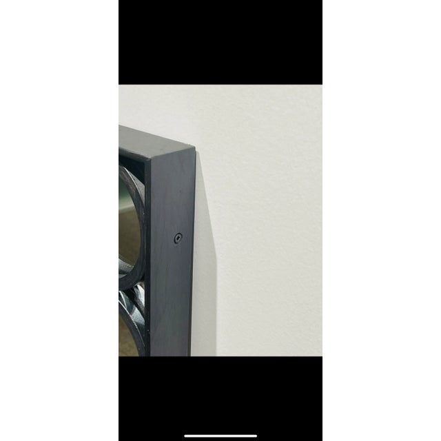 Custom Welded Circle Mirrors - Set of 2 For Sale In Atlanta - Image 6 of 9