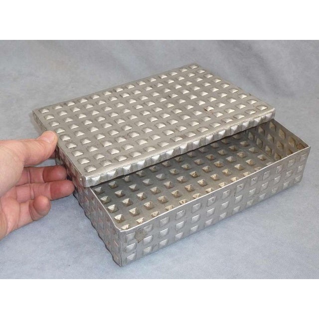 Art Noveau Aluminum Box by Josef Hoffmann For Sale - Image 5 of 17