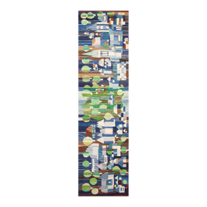 Nazmiyal Collection Vintage Swedish Style Kilim Runner Rug