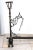 Bronze 19th Century French Bronze and Wrought Iron Fireplace Stand For Sale - Image 8 of 11