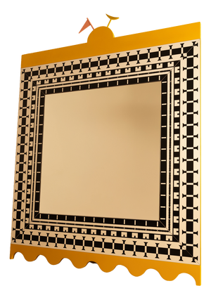 Mendini Wall Mirror by Alessandro Mendini, 1980s