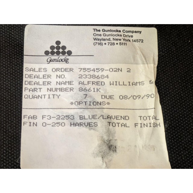 Modern Oak Gunlocke Chair - Restored For Sale - Image 11 of 12