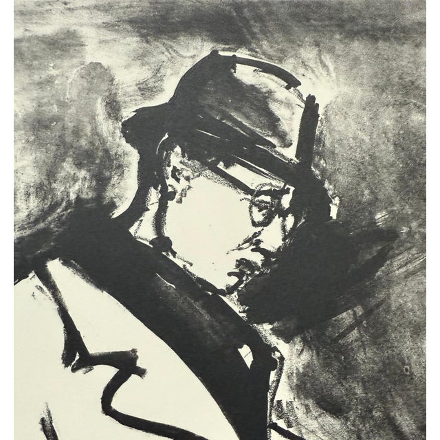 Expressionism Arbit Blatas, Lithuanian French Artist Arbit Blatas Lithograph Pierre Bonnard School of Paris, 1962 For Sale - Image 3 of 6