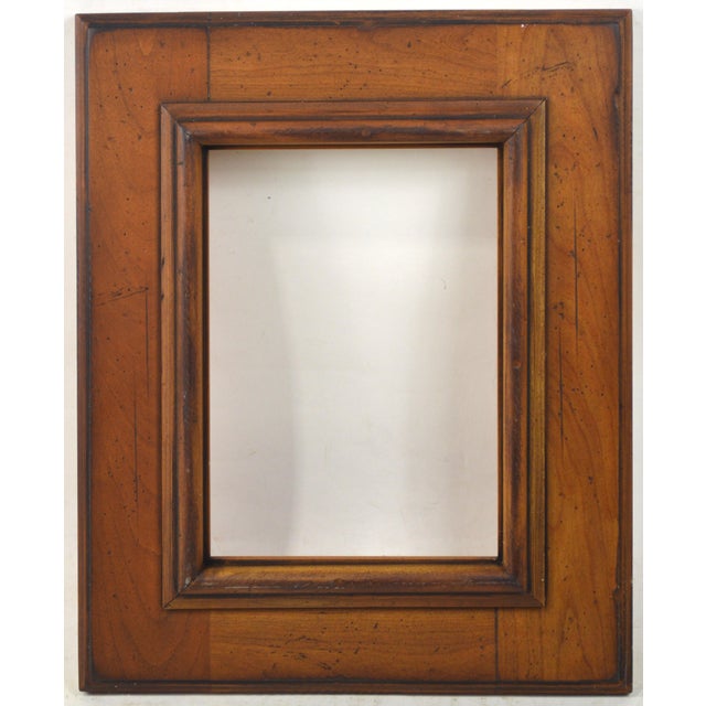 Modern Late 20th Century Pair of Modernist Plein Air Solid Wood Frames For Sale - Image 3 of 6