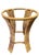 Mid 20th Century Vintage Sculptural Wicker Five Piece Dining Set | Coastal, Modern, Palm Beach Regency For Sale - Image 5 of 12