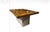 Attributed to Milo Baughman, this striking olive burl extension dining table is a true statement piece, combining...