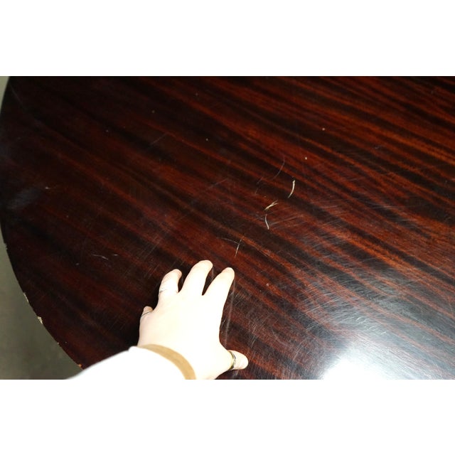 Barbara Barry for Baker Art Deco Extension Dining Table With 2 Leaves For Sale - Image 10 of 14