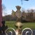 Antique Gothic Hardstone, Brass, Oak & Wrought Iron Baptismal With Boom 19thC For Sale - Image 14 of 17