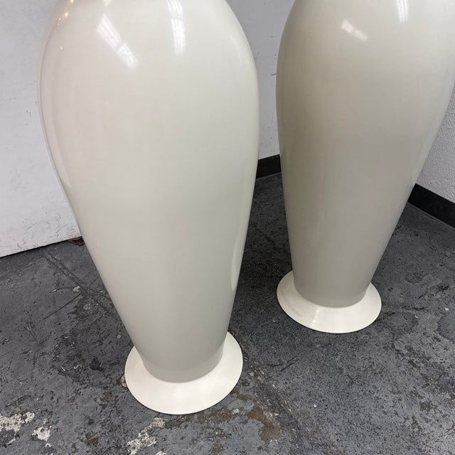 Off-white Philippe Starck for Kartell Misses Flower Power Vases, Pair For Sale - Image 8 of 12