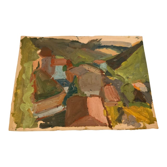 Richard Snyder 1960s Abstract Oil Painting For Sale