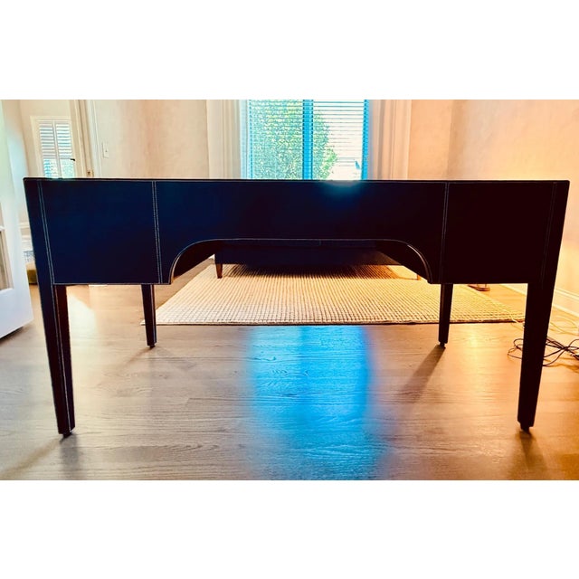 Modern Clarendon Bernhardt Leather Desk For Sale - Image 10 of 12