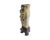 A finely carved Chinese soapstone vase showcasing an elaborate high-relief composition of blooming peonies, scrolling...